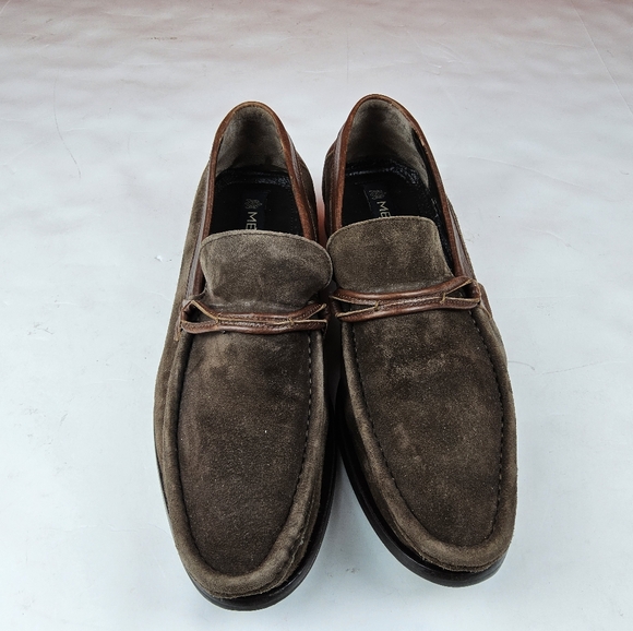Meslan Men Mantegna Slip on Loafer Brown Suede Leather 8 (lot 1225) main image 6